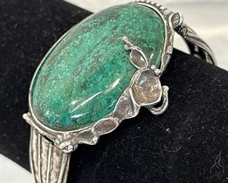 Silver and Malachite