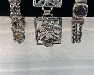 Sterling Silver Statement Bracelets