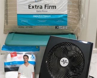 MMS113 - VORNADO 3-SPEED FAN, STORAGE BOX, V-NECK SHIRTS AND MORE