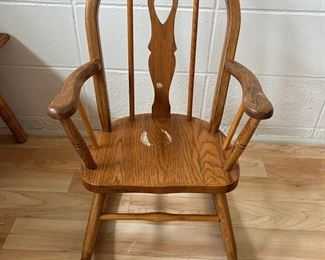 MMS152- Kids Wooden Rocking Chair