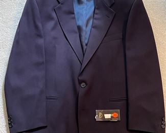 MMS161 Di Ferri Men’s Black Business Casual Jacket With Tags Accessories