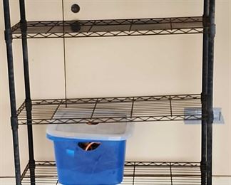 MMS199 - 4 Tier Metal Shelving 