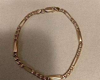 MMS322 14K Gold Bracelet 