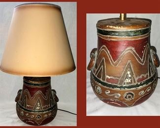 Old Pottery Lamp