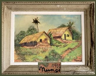 Signed and Dated Oil 1957