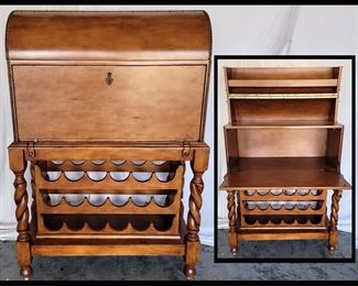 Unusual and Attractive Liquor Cabinet with Drop Down Server 
