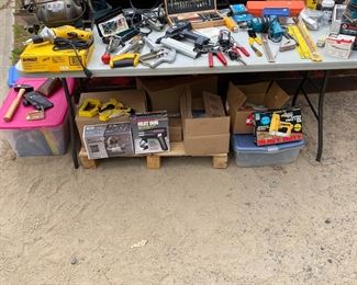 Many many tools  a few tables