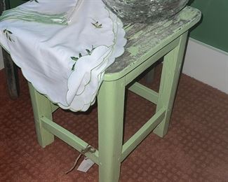 Chippy Green Shabby Chic Stool
Christmas Placemats and Napkins