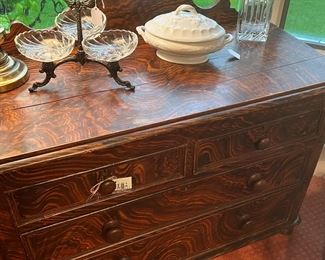 Feather Painted Dresser
Ironstone Covered Dish