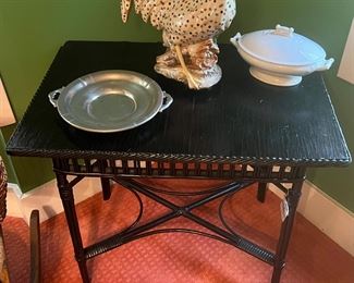 Porcelain Rooster
Covered Ironstone Dish