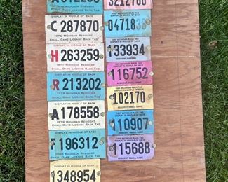 VINTAGE HUNTING LICENSE