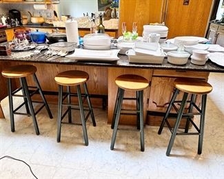 Four more barstools.