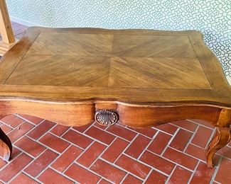 Solid oak rectangular coffee table by HEKMAN