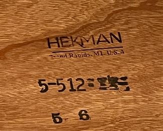 Stamped coffee table