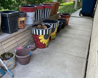PAINTED POTS ARE SOLD