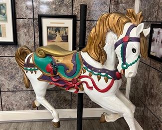 even a carousel horse!