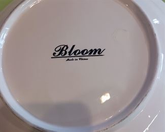 Bloom Dinner Plates Plate Flower Floral Pattern