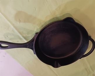 Pioneer Woman Cast Iron Skillet Double Spout With Helper handle