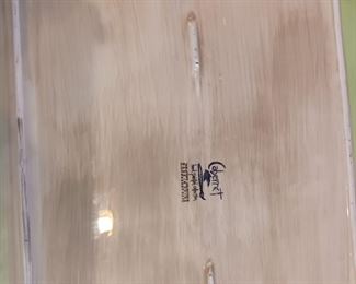 Unique Vintage Cabernet Handled Serving Platter