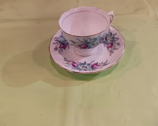 Beautiful Vintage Colclough China Genuine Bone China Cup Saucer