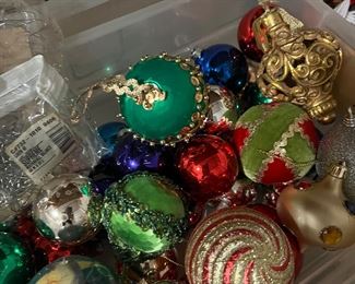 I absolutely love Christmas time and vintage ornaments 