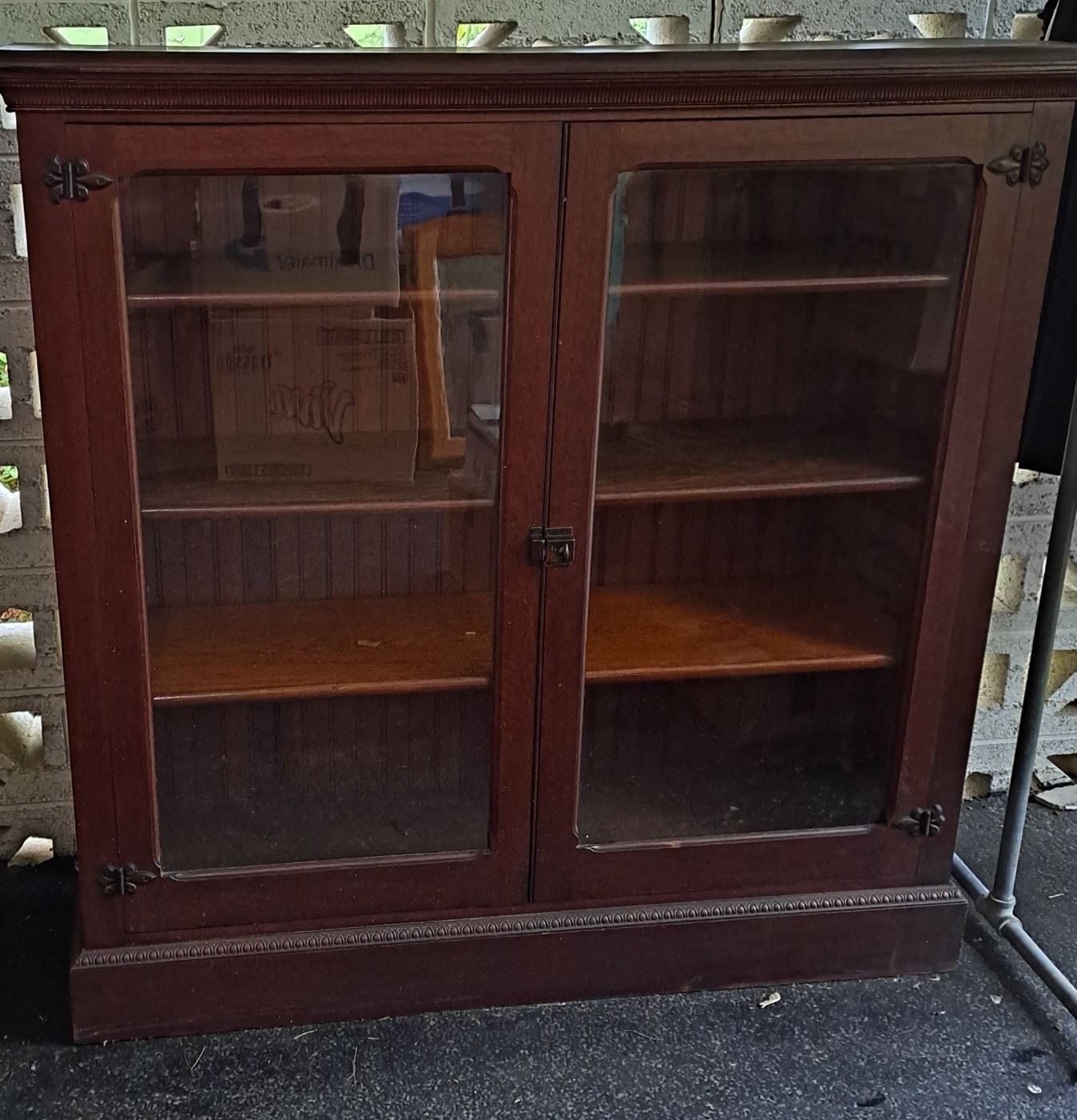 Early 1900s Display Cabinet Mahogany 