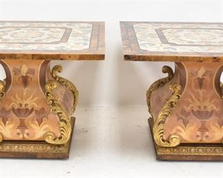(Pr) PIETRA DURA INLAID TABLES 