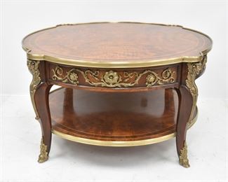 THEODORE ALEXANDER "CAPITAL" COCK TAIL TABLE 