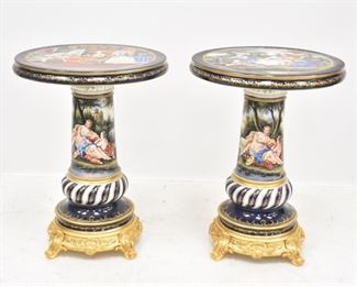 (Pr) PORCELAIN PEDESTALS 