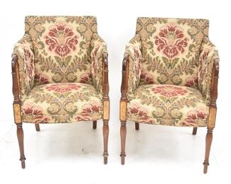 (Pr) SOUTHWOOD SHERATON ARM CHAIRS 