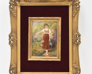 KPM PORCELAIN PLAQUE 