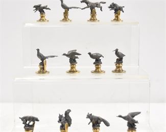 GUCCI STERLING SILVER PLACE CARD HOLDERS 