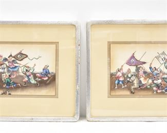 CHINESE PAINTINGS ON RICE PAPER 