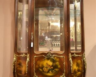 LARGE VERNIS MARTIN CURIO CABINET 