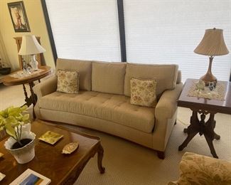 2 Thomasville couches in excellent condition! Coffee table is also Thomasville with some wear... ALL PRICED TO MOVE!