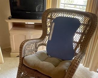 nice antique wicker rocker...