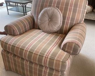 Striped over sized chair, quite comfy!