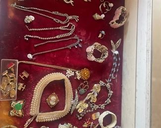 Lots of costume jewelry!