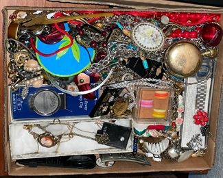 Wide variety in each box all wearable or sellable