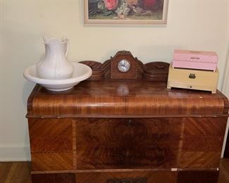 Cedar Chest with Clock