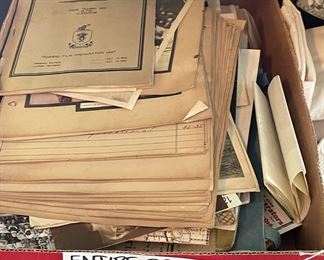 Lots of ephemera -