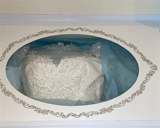 A lovely wedding dress