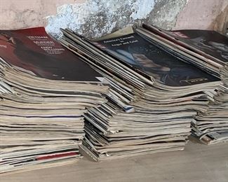Large collection of magazines