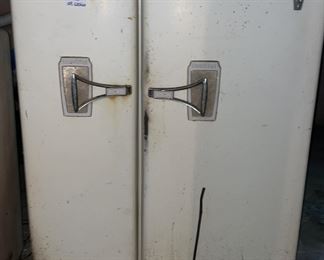 This is awesome - a Kelvinator Foodarama side-by-side refrigerator