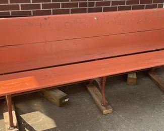 School bench with lift up seat