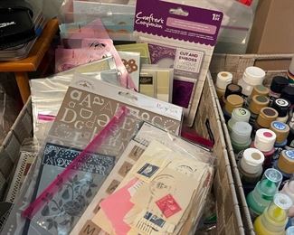 Lots of scrap booking items, Anna Griffin Cuttlebug products