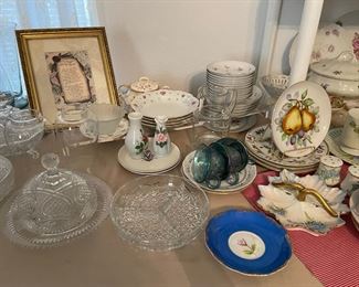 More great glass and china pieces