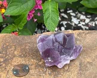Purple Pyramid Fluorite