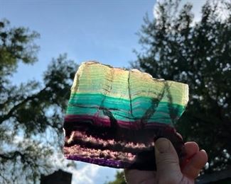another sliced rainbow fluorite