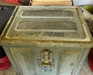 Large metal ammo box with 4 latches